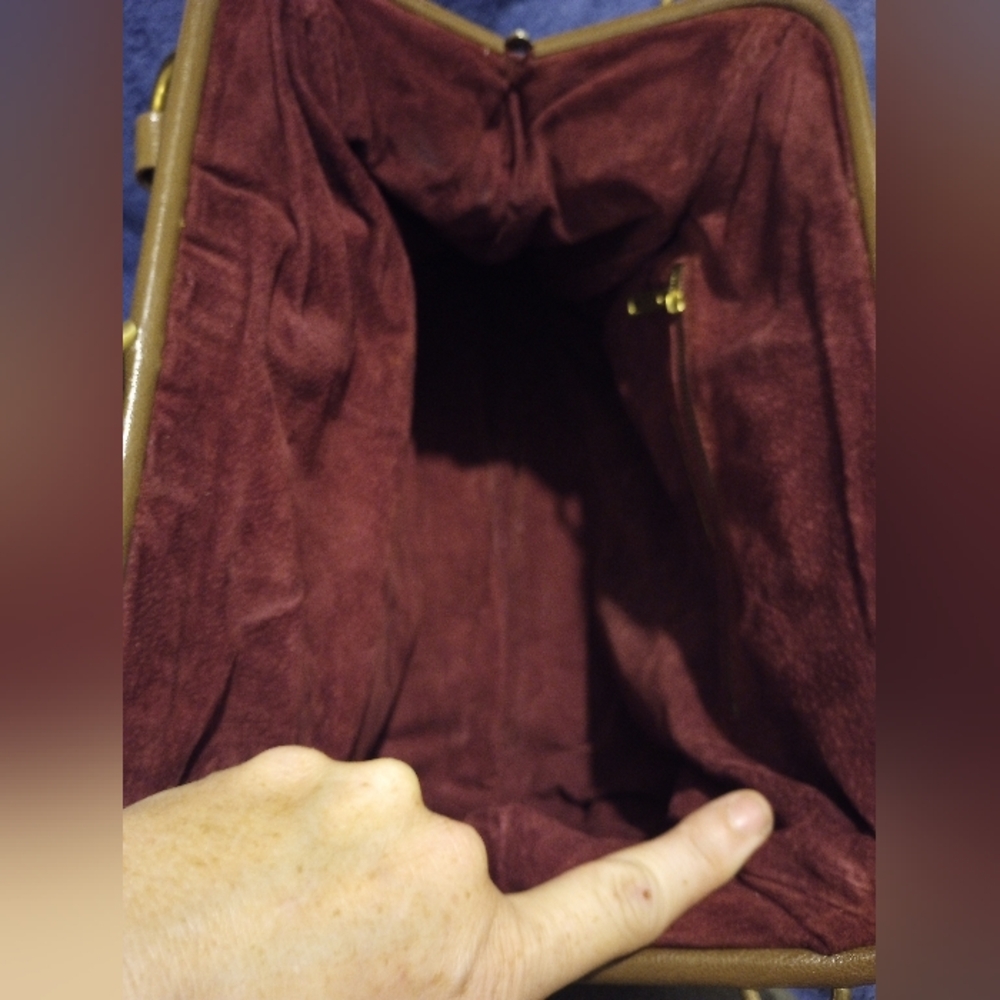 Marc Jacobs handbag, vintage, large, brown, Great used condition, some wear - Picture 13 of 14